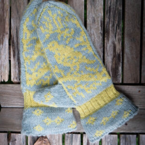 Singing bird. Cruelty free, ethical wool with natural dyes