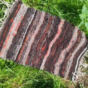 Handspun, handwoven rug